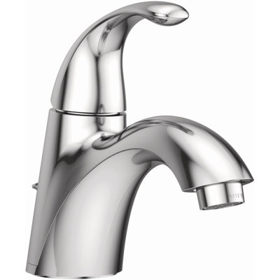 Single-Hole Single-handle Bathroom Faucet with Drain Assembly