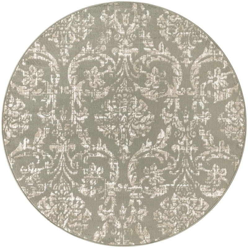 Bilbrey Damask Area Rug, Rectangle 10' x 14'