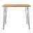 DENALI INDUSTRIAL WOOD AND METAL BAR TABLE
