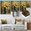 «Yellow Orange Vibrant Symphony Daffodils - Daffodils», reproduction d'art murale-106110632-106110641