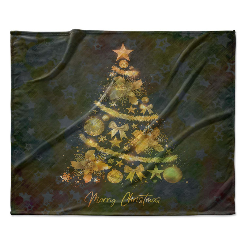 Jeté Christmas Tree, L 30 po x L 40 po