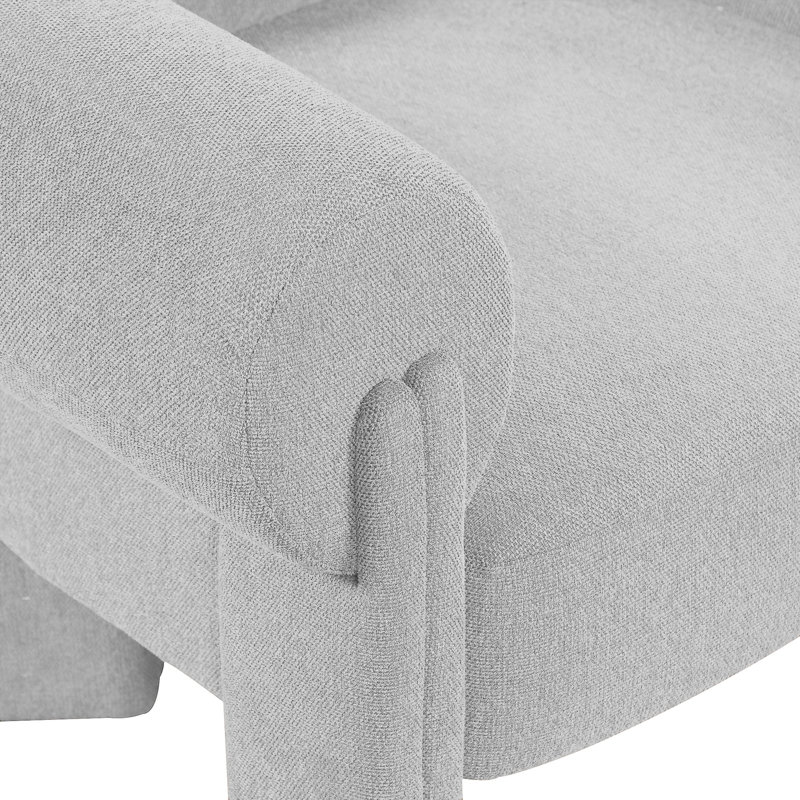 Fauteuil de 36 po Stefano, Tissu gris