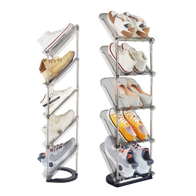 6 Pair Stackable Shoe Rack