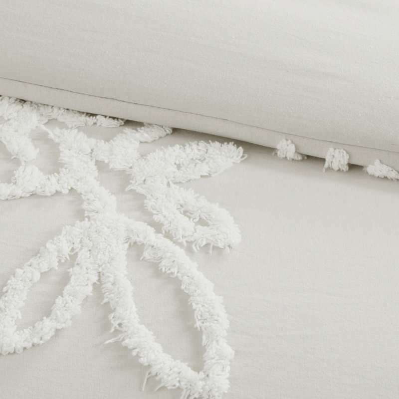 Ensembles de literie en chenille de coton confortables pour décor de ferme