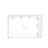 VEVOR 32" x 48" White Slimline Shower Base, Center Drain, 2.95" Low Threshold, 4.53" Strainer Diameter, Single-Threshold Alcove Design
