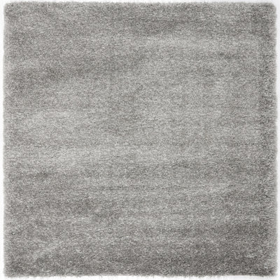 Tapis argenté à poils longs Assiya