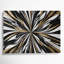 «Geometric Abstraction 83», art mural sur toile noire-2146653676