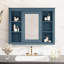 Armoire à pharmacie murale 35 po x 28 po, armoire de salle de bain murale moderne avec miroir
