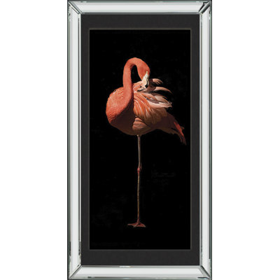 Flamingo 12 - Print on Wood