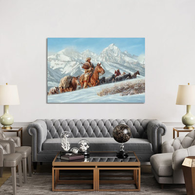 The Mountain Men by Joe Velazquez - Wrapped Canvas Print