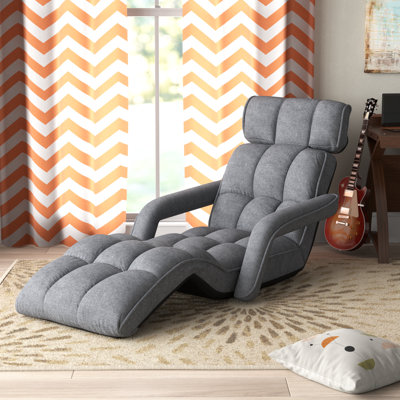 Sam Upholstered Futon Chair by Viv + Rae