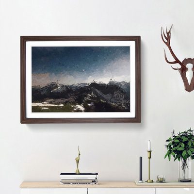 Stars Above the Mountains - Picture Frame Graphic Art Print