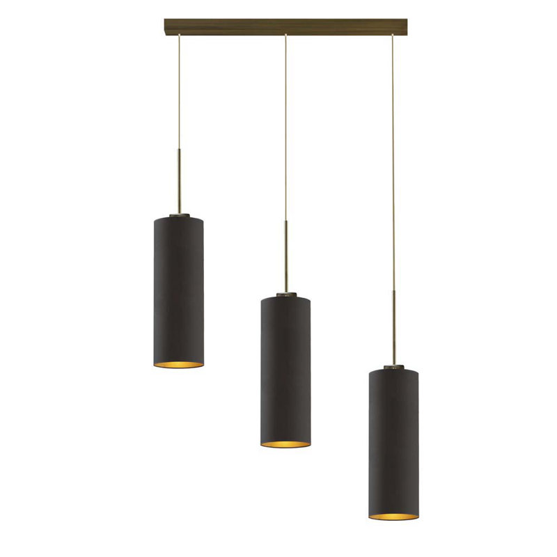 Tonasket 3 - Light Kitchen Island Pendant, Black/Bronze