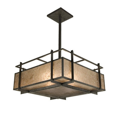 Luminaire suspendu carré 32 po Marduk