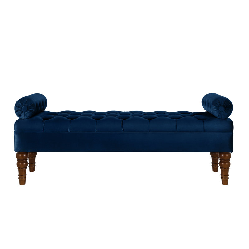 Banc de vestibule Afeez Violet, Marine