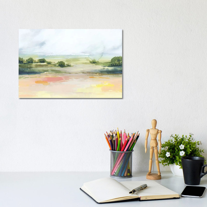 Sunéclairé Marsh I par Grace Popp-reproduction d’art, Pas de tapis, Toile tendue, H 8 po x l 12 po x P 0,75 po