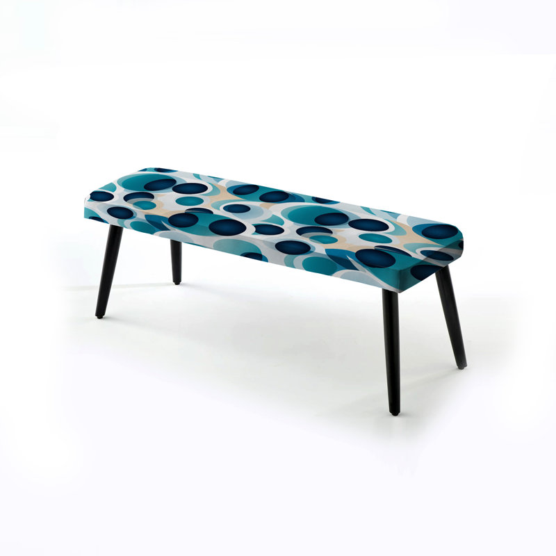 Banc noir tapissier Minimalist
