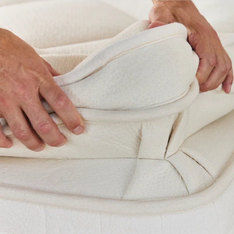 Matelas luxueux biologique, 15.5", Lit double