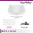 DeerValley Fireclay Single Basin Curved Farmhouse Kitchen Sink with Sink Grid and Basket Strainer-89131048