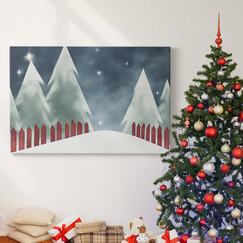 Christmas Holiday Arts - Toile tendue avec châssis XMA171528, H 24 po x l 36 po