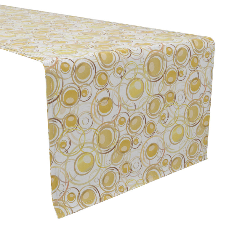 Rectangular Cotton Twill Table Runner, 72" x 16"