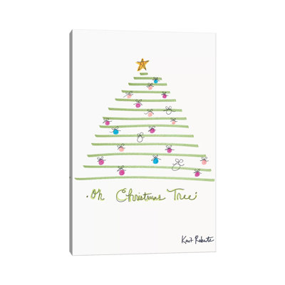 «Oh Christmas Tree» par Kait Roberts, impression sur toile tendue