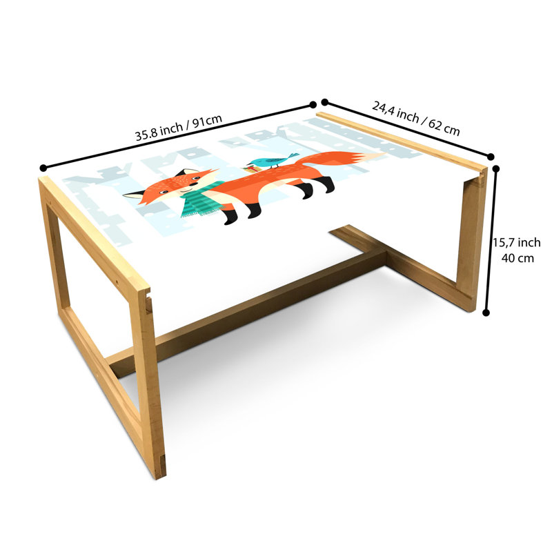 Ryleigh Sled Coffee Table, 90cm H x 62cm W x 40cm D
