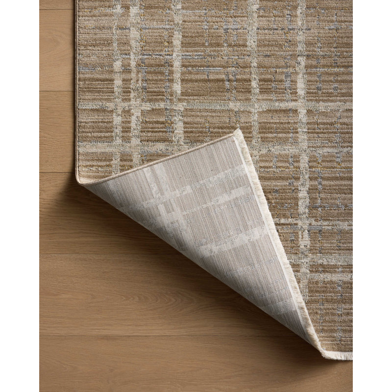 Marlia Brown / Stone Area Rug, Rectangle 3'6" x 5'6"