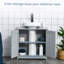 Meuble-lavabo simple 23,50 po avec base en U et découpe en U seulement-101474045