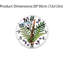 Horloge murale décorative 12 x 12 pouces