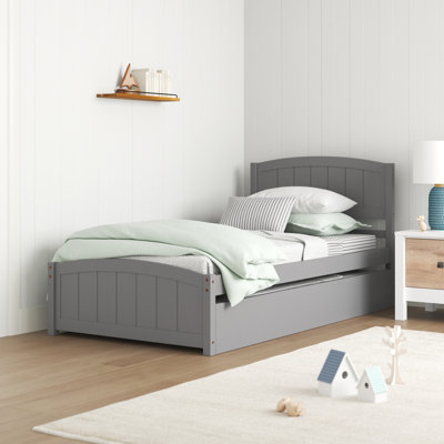 Malibu Twin Solid Wood Bed with Trundle