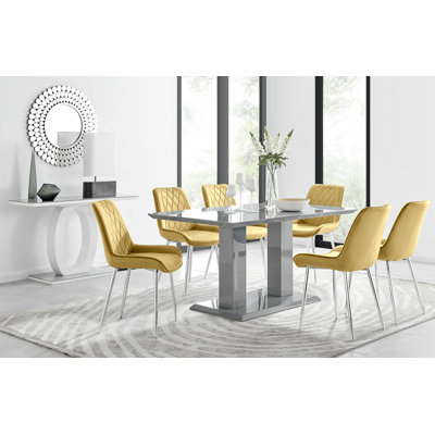 Ensemble de 6 tables de salle à manger Eubanks