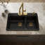 Riverby 33 In. Top-Mount Double-Bowl Kitchen Sink-1017940971-1017940972-1035019177