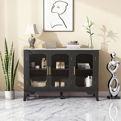 Buffet de rangement moderne 3 portes 3 portes