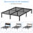 14'' Metal Platform Bedframe With Headboard Compatible No Box Spring Needed-170357291