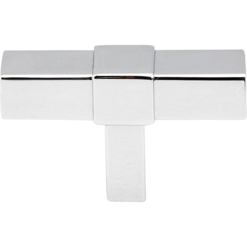 Zane Bar Knob, Polished Chrome