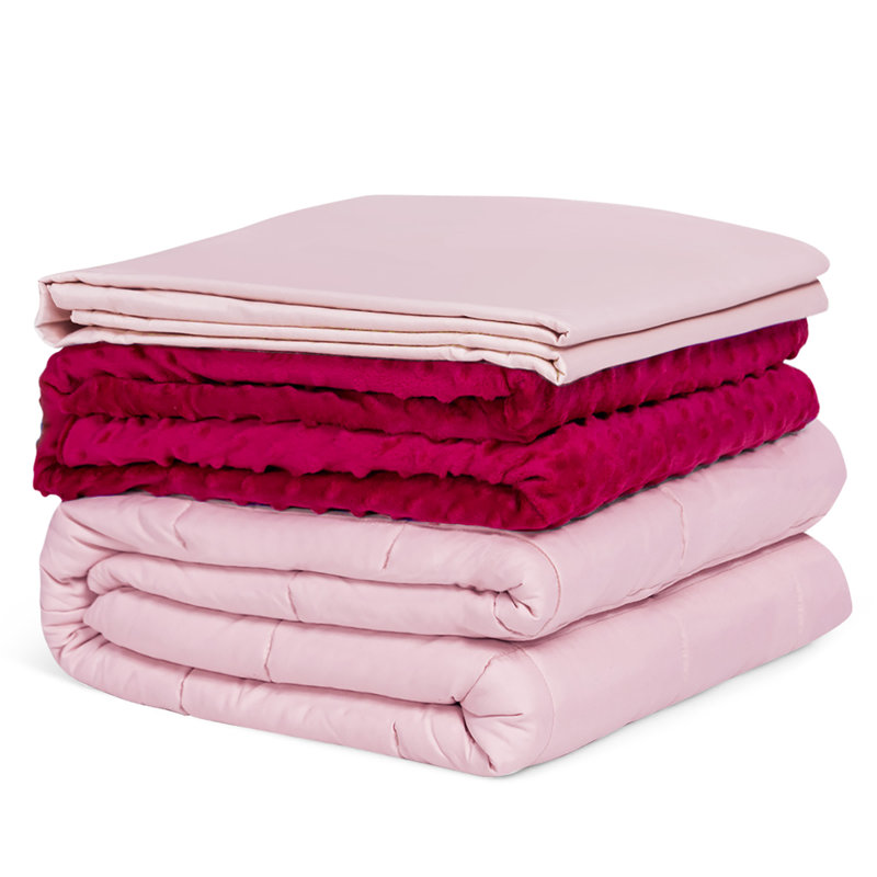 Couverture, Rose / Rouge, Grand