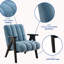 Fauteuil à oreilles avec cadre de lecture en bois-907160309