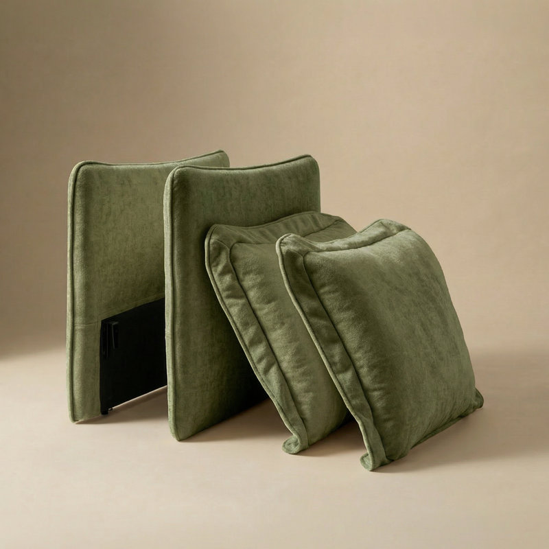 Ensemble d'accoudoirs Qoosh, vert genévrier, Juniper Green
