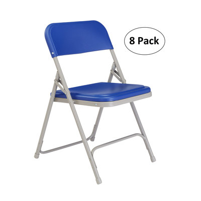 Ensemble de 8 chaises pliantes en plastique léger de qualité supérieure NPS 800