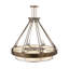 Luminaire suspendu tambour 8 lumières Cromp