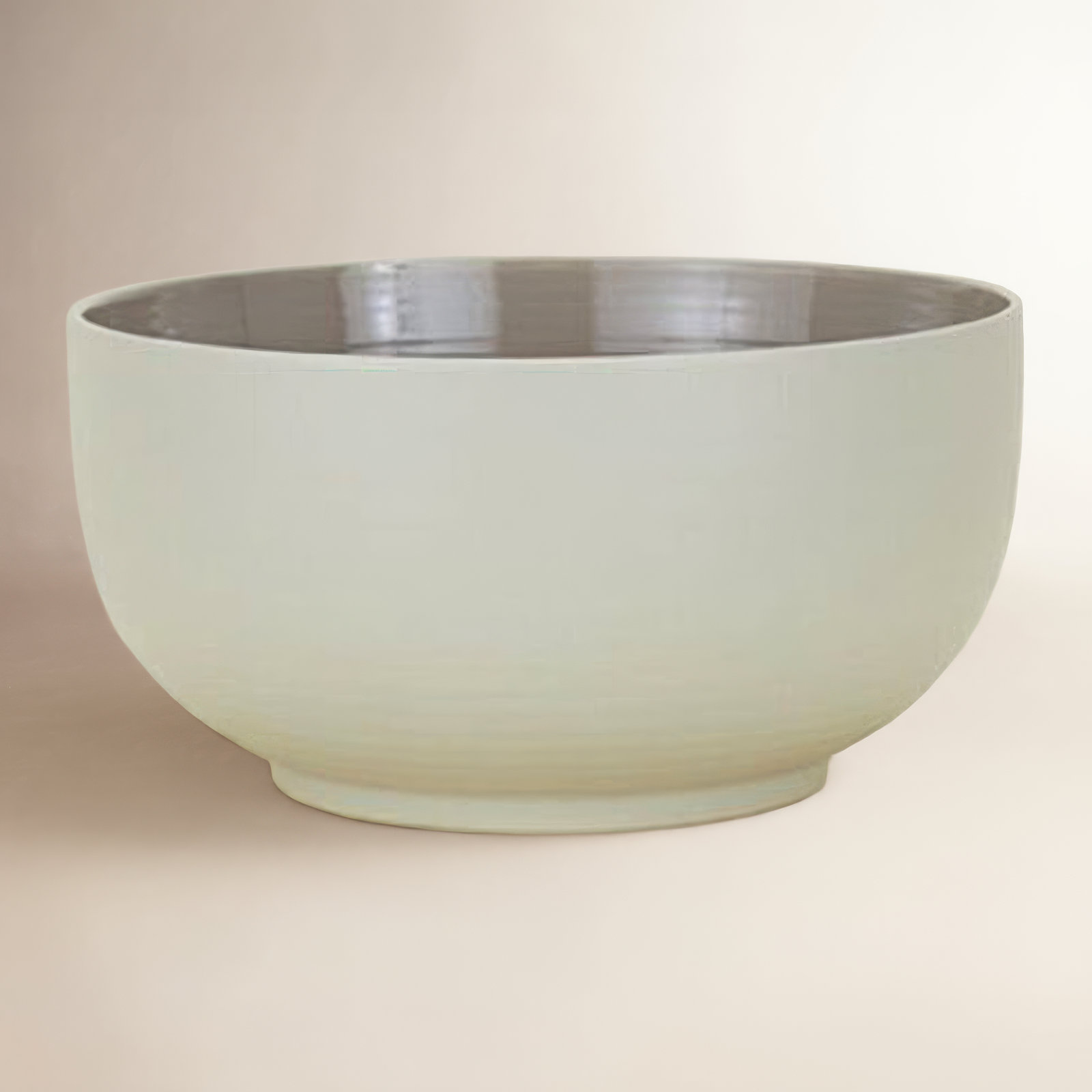 Holmestrand Serving Bowl, Light Gray