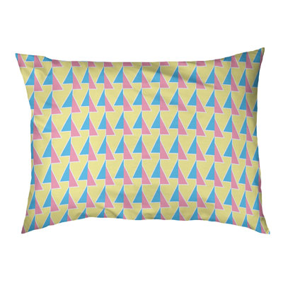 Chen Geometric Polyester Pet Bed