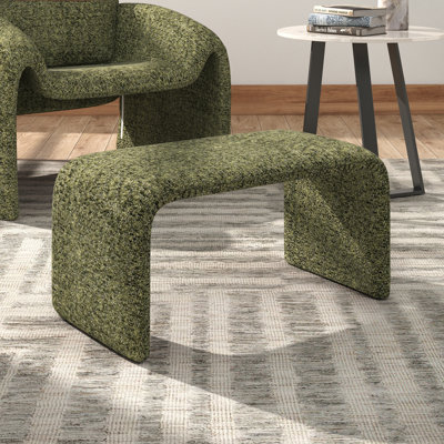 Gainsborough Contemporary Ottoman - Boucle by Ivy Bronx