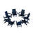 Joubert Foldable Outdoor Adirondack Set-91480517