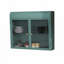 Armoire de rangement murale - Armoire en métal à 2 portes avec verre trempé, tablettes réglables pour la salle de bain, la cuisine, le bureau-788574243