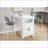 Dining Tables | Mesa de Comedor, Modern Off-White 48" Counter Height, With Storage for 4-Person Small Kitchen Dining | Rectangle