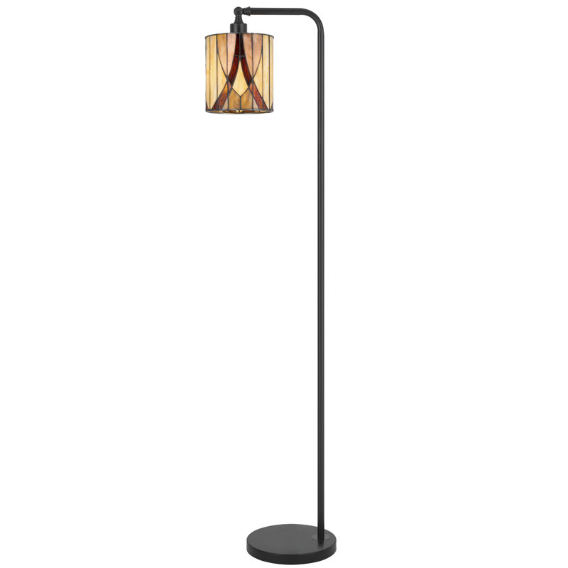 60 Watt Orestes Downbridge Metal Tiffany Floor Lamp