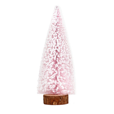 Christmas Decoration Mini Snowflake Christmas Tree Festival Home Decoration Microlandscape Bar Shopping Mall Window Small Cedar Tabletop Ornament