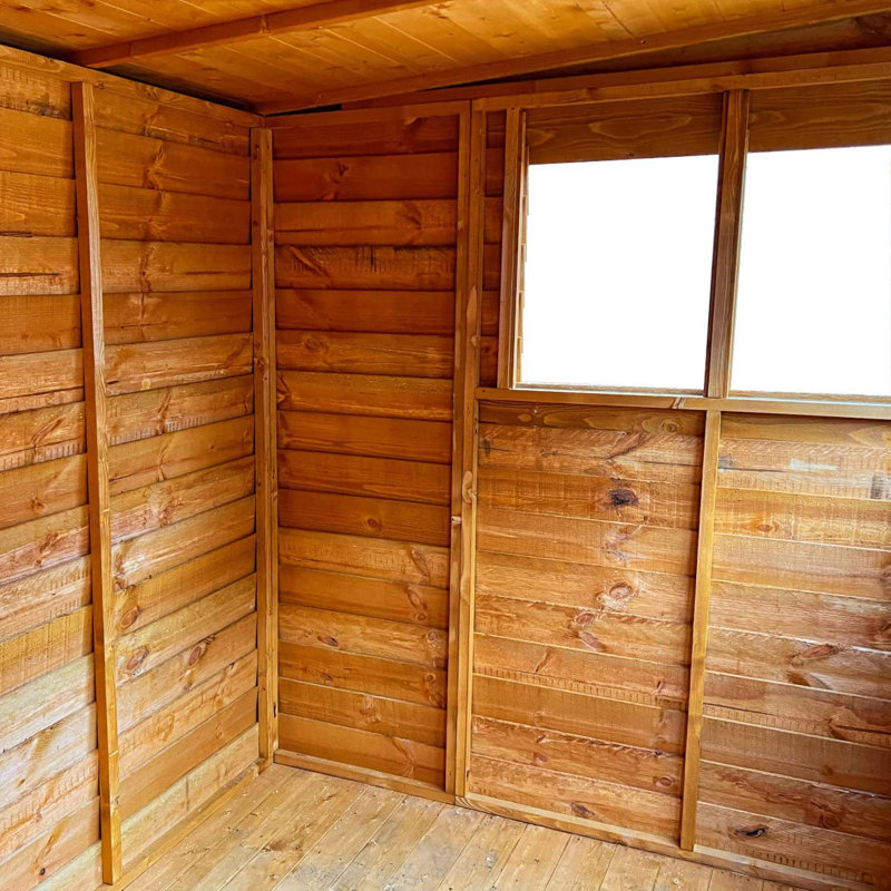 Powersheds 20 x 6ft Timber Overlap Pent Garden Shed